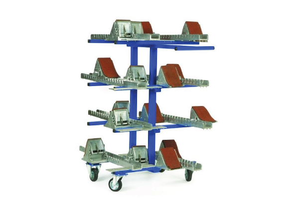 CHARIOT DE TRANSPORT A PLAT POUR 8 STARTING BLOCK