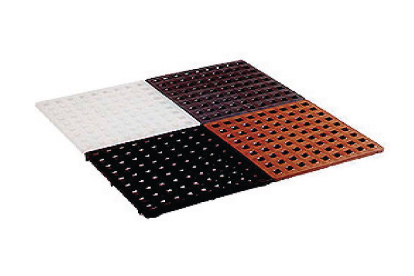 Caillebotis pour douche En plastique 50x50x2,5 cm