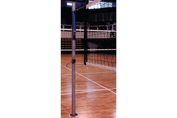Installation volley-ball fixe avec tendeur à cliquet